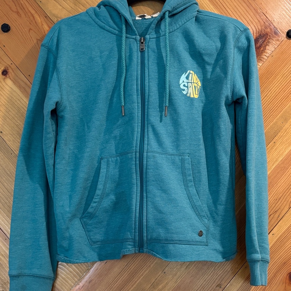 Women’s ROXY Teal Zip-Up Hoodie